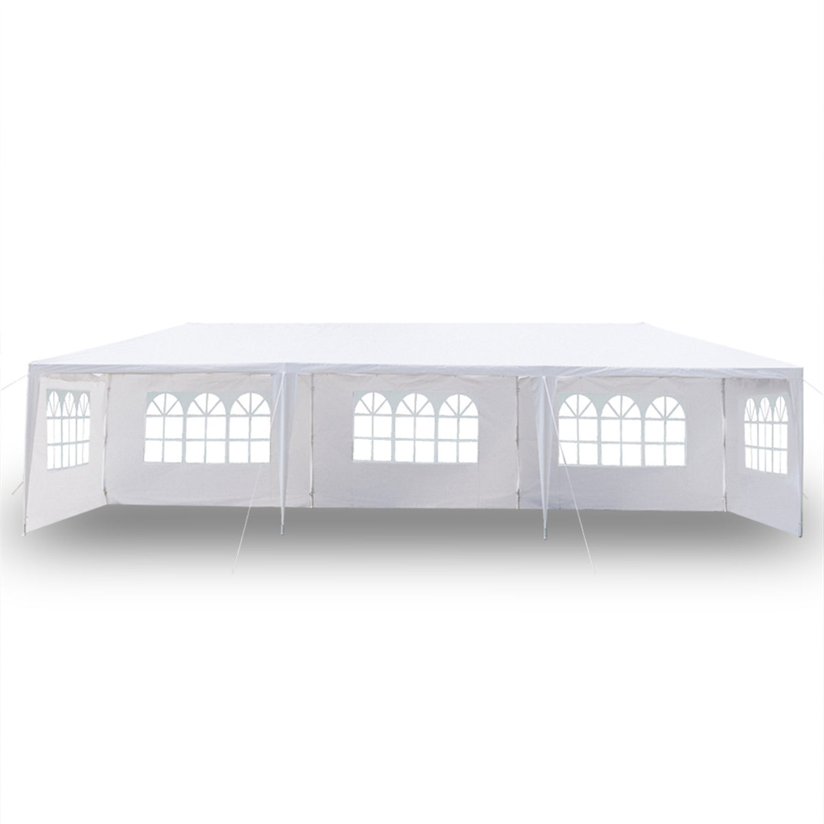 10'x30' Outdoor Canopy Party Wedding Tent,Sunshade Shelter,Outdoor Gazebo Pavilion with 5 Removable Sidewalls Upgraded Thicken Steel Tube
